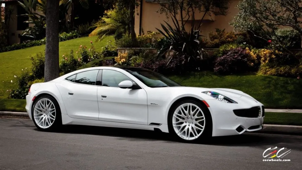 Fisker Karma with CEC Wheels