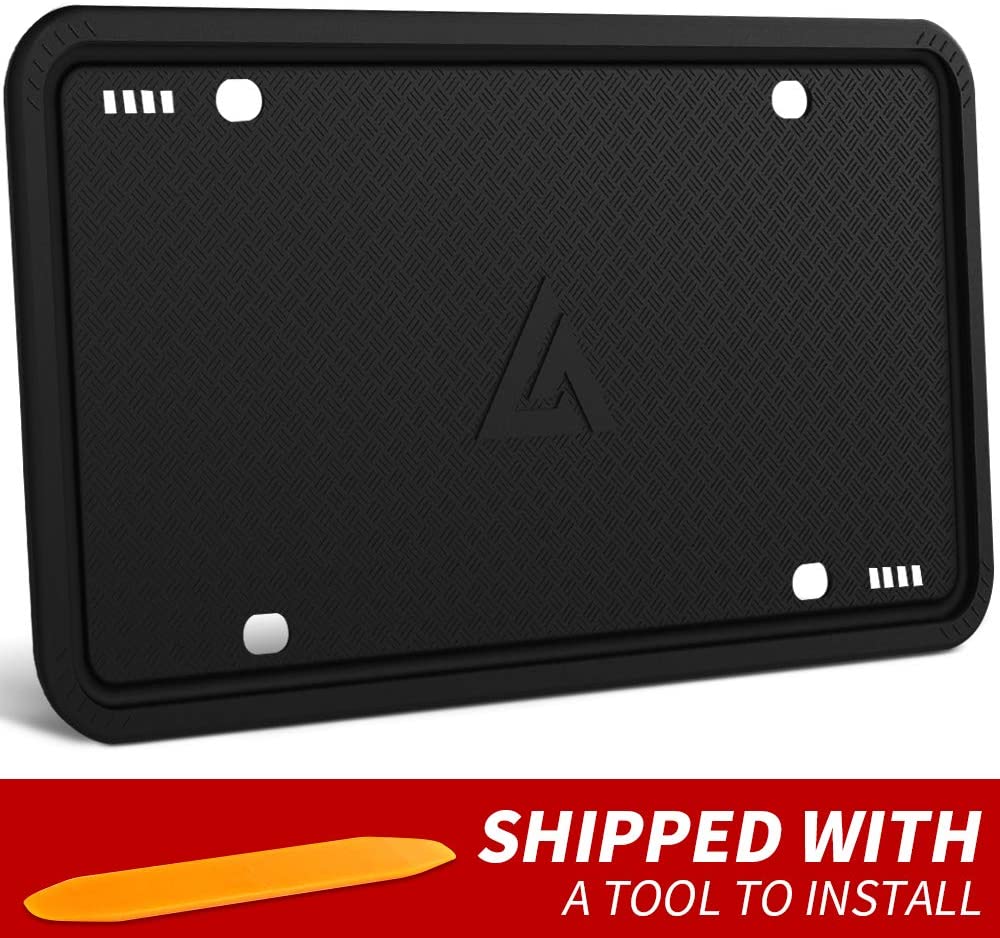 Aujen Silicone License Plate Frames