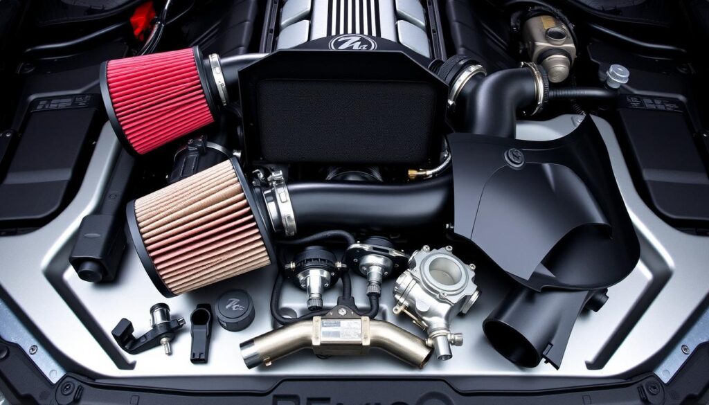 Cold air intake system components